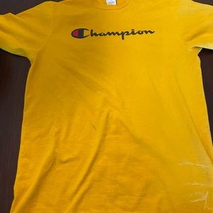 Yellow champion shirt